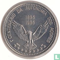Açores 100 escudos 1995 (cuivre-nickel) "Centenaire de l'autonomie des Açores"