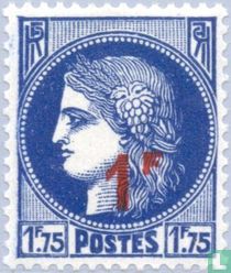 Ceres, with overprint
