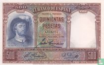 Spanje bankbiljetten catalogus