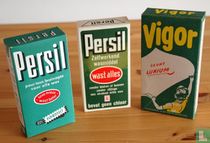 Old boxes of soap powder