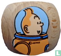 Serviettenring: Tim und Struppi - Mond