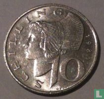 Austria 10 schilling 1984