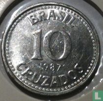 Brasilien 10 Cruzado 1987
