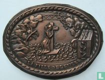 Ovale medaillon " La fille l'éxilé"
