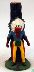 Indian at the torture stake