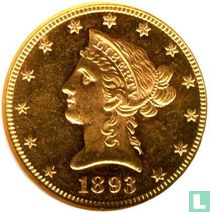 Vereinigte Staaten 10 Dollar 1893 (ohne Buchstabe)
