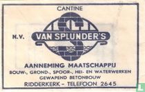 Cantine N.V. Van Splunder's Aanneming Maatschappij