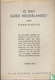 Is dat goed Nederlands?