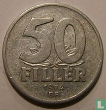 Hongarije 50 fillér 1974
