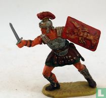 Romain Thrusting Up with Short Sword
