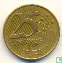 Brazilië 25 centavo 1998