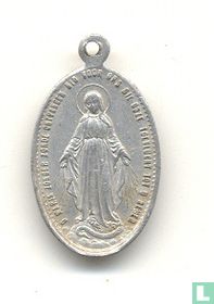 O Mary without sin received pray for us who take refuge in you
