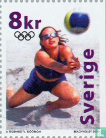 Beachvolleyball briefmarken-katalog