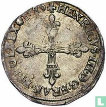 Frankrijk ¼ écu 1589 (A)