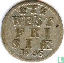 Frise occidentale 2 stuiver 1736