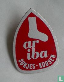 Ariba sokjes-kousen [rot]