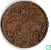 Mexico 20 centavos 1969 for sale