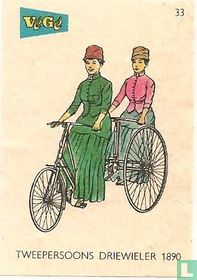 Tweepersoons driewieler 1890