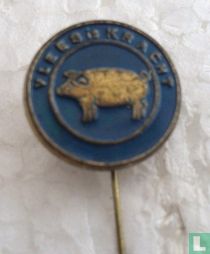 Vlees is kracht (cochon) [bleu foncé]