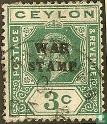 Roi George V, avec surcharge