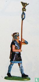 Aquilifer marching with eagle