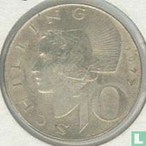 Österreich 10 Schilling 1973