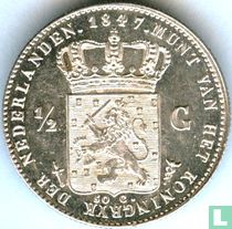 Netherlands ½ gulden 1847