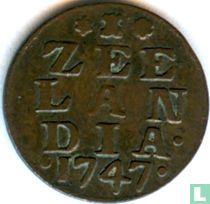 Zealand 1 duit 1747