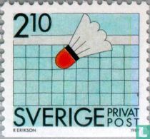 Badminton catalogue de timbres