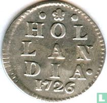 Holland 2 stuiver 1726 (zilver)