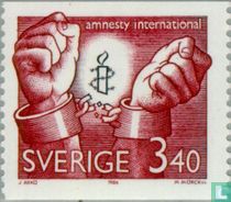 Amnesty International catalogue de timbres