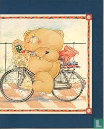 Beer op fiets
