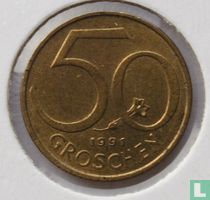 Austria 50 groschen 1991