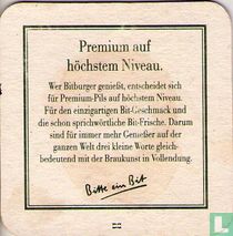 Premium Pils auf höchstem Niveau (Impressum: 2 evenwijdige lijntjes) for sale