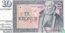 IJsland bankbiljetten catalogus