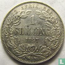 Afrique du Sud 1 shilling 1897