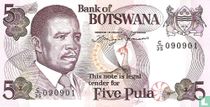 Botswana banknoten katalog