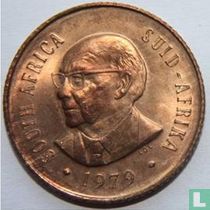 Afrique du Sud 2 cents 1979 "The end of Nicolaas Johannes Diederichs' presidency"