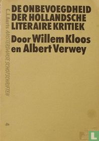 Onbevoegdheid der Hollandsche literaire kritiek