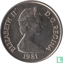 Turks- en Caicoseilanden ¼ crown 1981