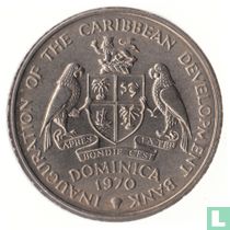 Dominica 4 dollar 1970 "FAO - Inauguration of the Caribbean development bank"