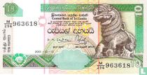 Sri Lanka billets de banque catalogue