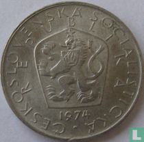 Tchécoslovaquie 5 korun 1974