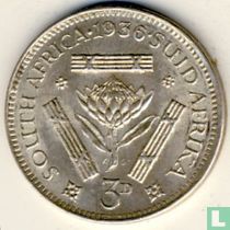 Afrique du Sud 3 pence 1936