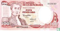 Kolumbien banknoten katalog