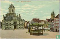 Delft - Markt met Stadhuis