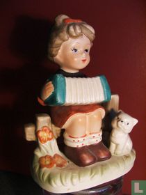 Woman with accordion