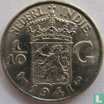 Niederländisch-Ostindien 1/10 Gulden 1941 (S)