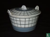 Granit-Butterdose grau