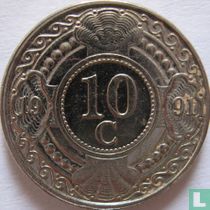 Antilles néerlandaises 10 cent 1991